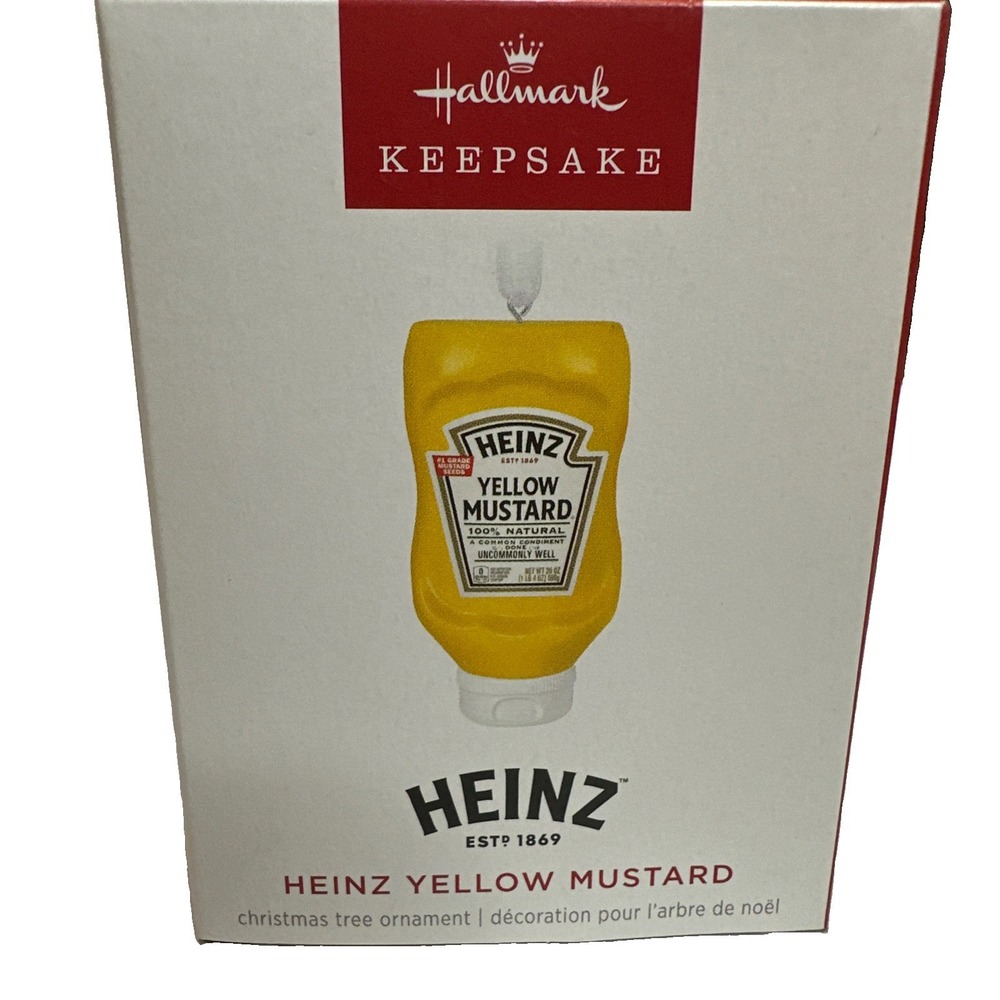 Hallmark Keepsake Christmas Ornament 2024 "Heinz Yellow Mustard" New